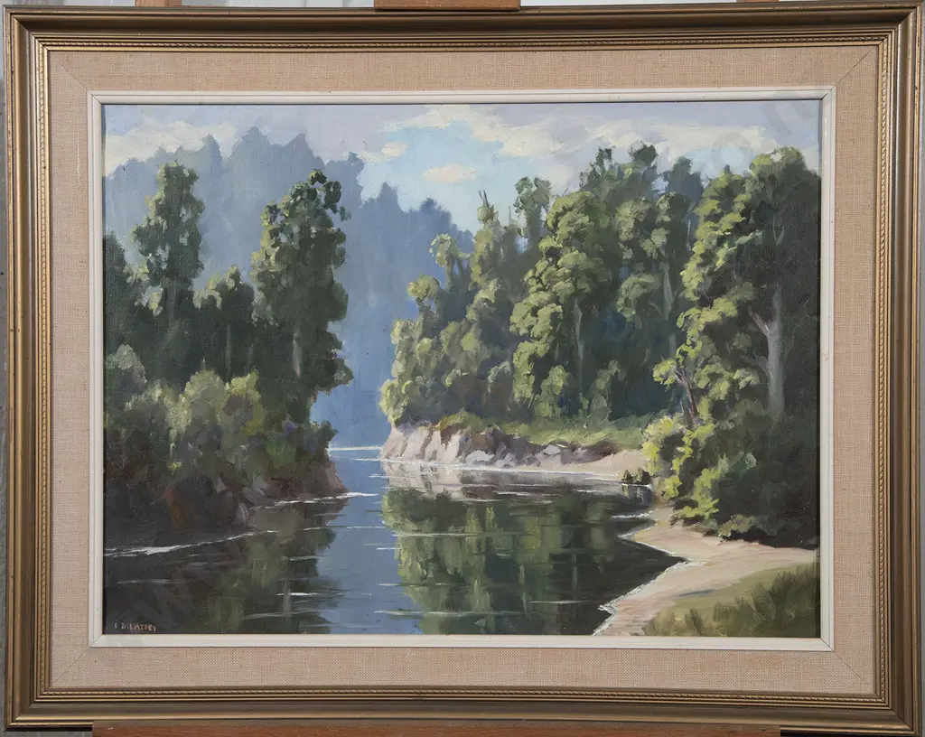E B. Lattey - Retaruke River King Country Image 1++