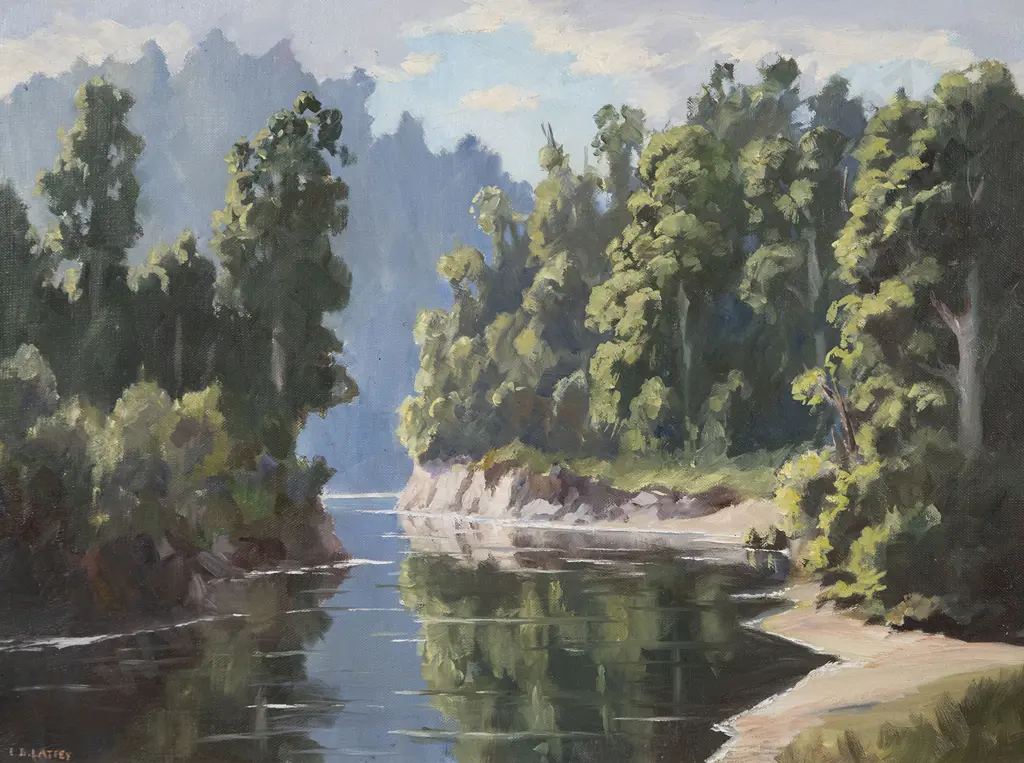 E B. Lattey - Retaruke River King Country Image 1++