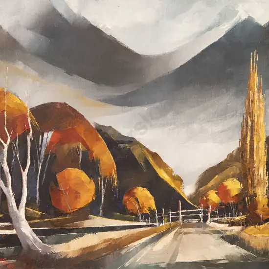Robert Chilvers - Autumn Pukaka Valley