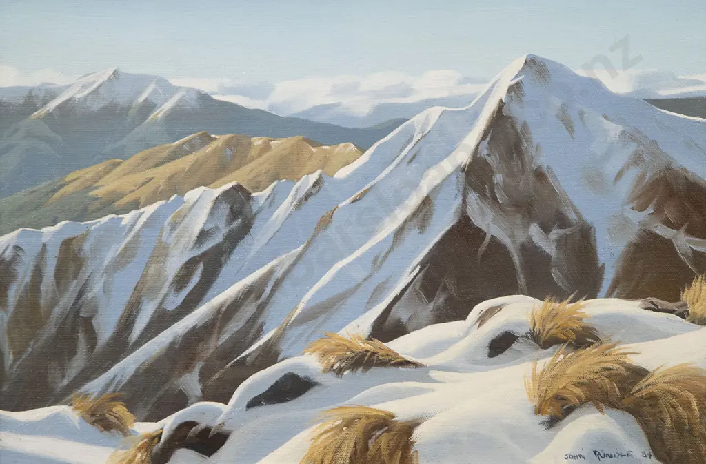 John Rundle - Mt. Girdlestone (Tararua Range) Image 1++