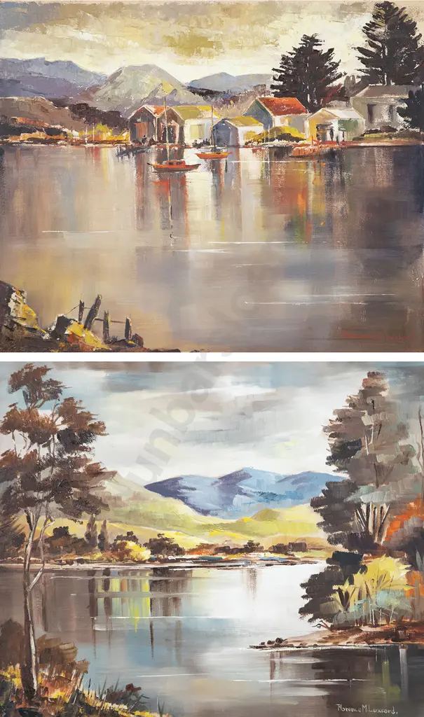 Florence M. Luxford - Summer, Hutt Estuary & another (2) Image 1++