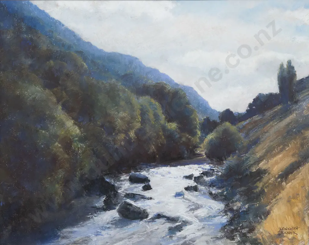 Kenneth Turner - Untitled (River Landscape) Image 1++