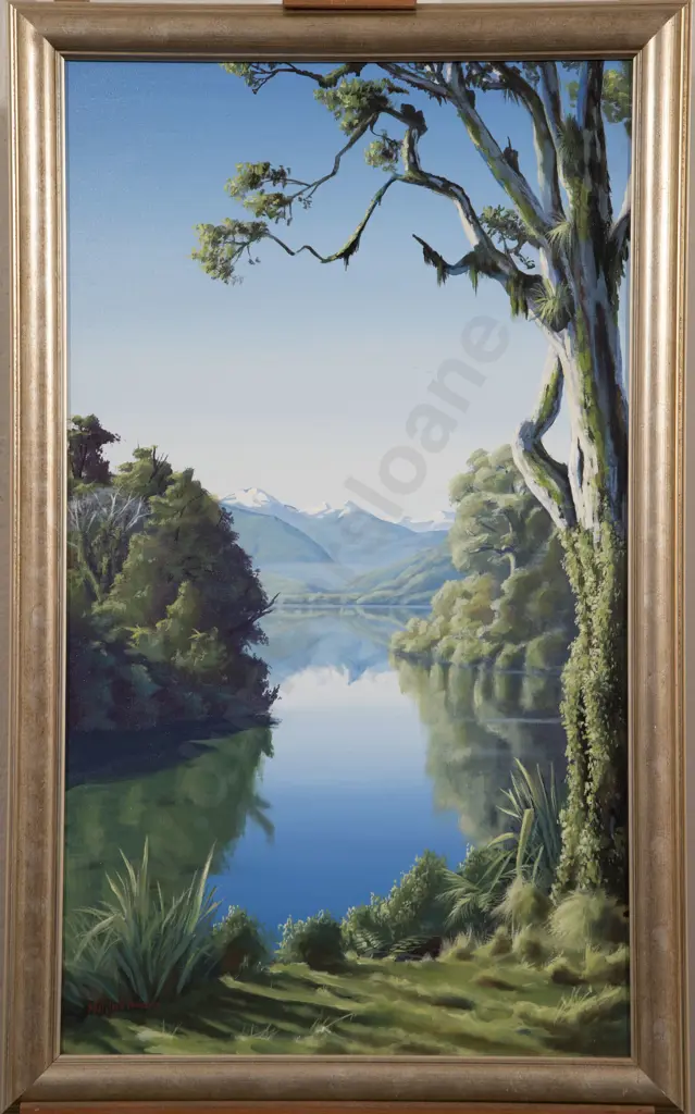 M E White - Picturesque New Zealand Landscape Image 1++