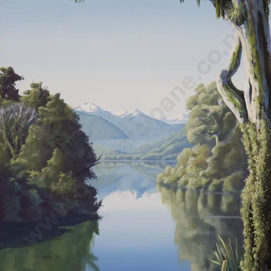 M E White - Picturesque New Zealand Landscape