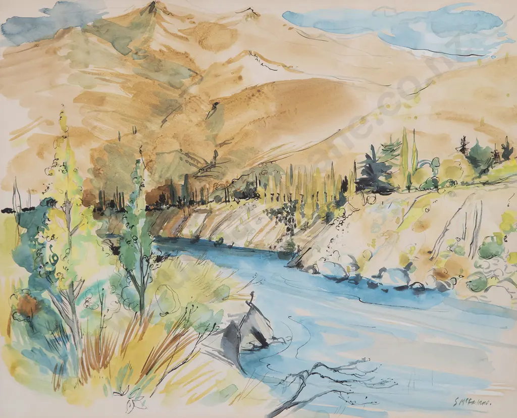 Shona McFarlane - Untitled River Landscape Image 1++