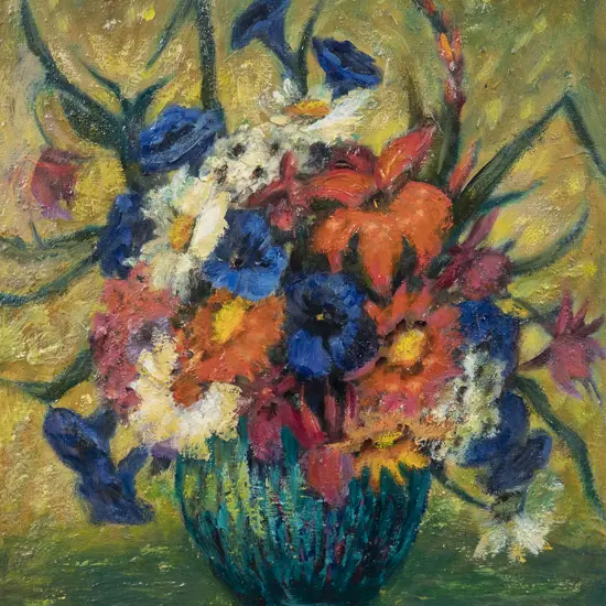 Olive Laurenson - Still Life with Spring Blooms