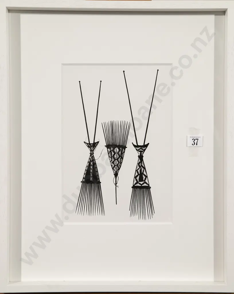 Brian Brake - Woven Combs (Solomon Islands - C. 1925-1930) Image 1++
