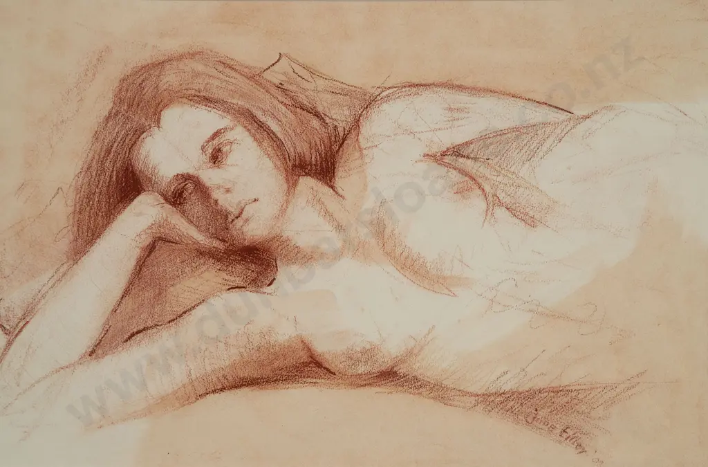 June Tilley - Reflections & Woman Resting (2) Image 1++