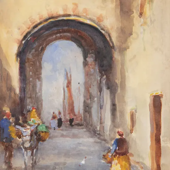 Blythe Fletcher - Untitled (Market Scene)