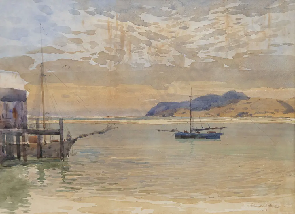 Artist Unknown - Colonial Coastal Landscape Image 1++