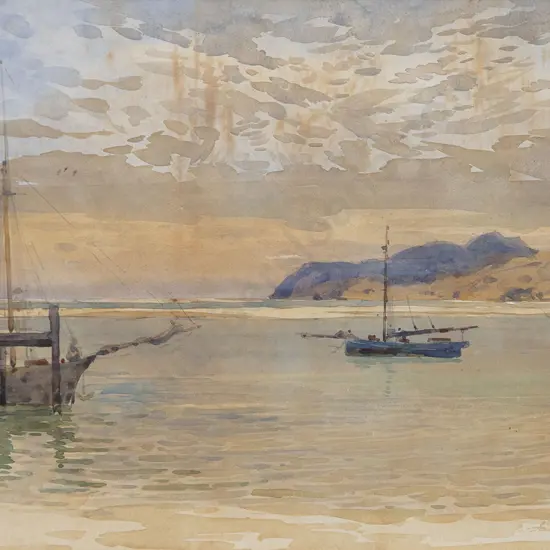 Artist Unknown - Colonial Coastal Landscape
