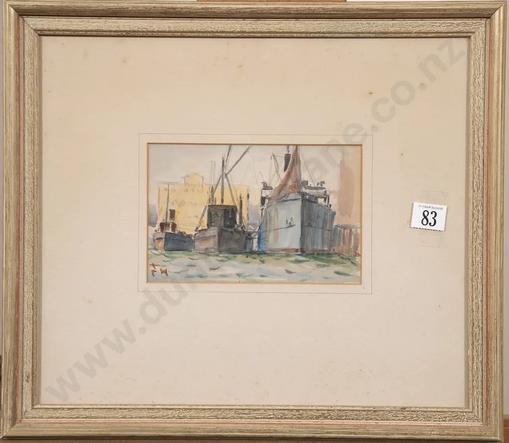 Nugent Welch -  Untitled (Moored Boats) Image 1++