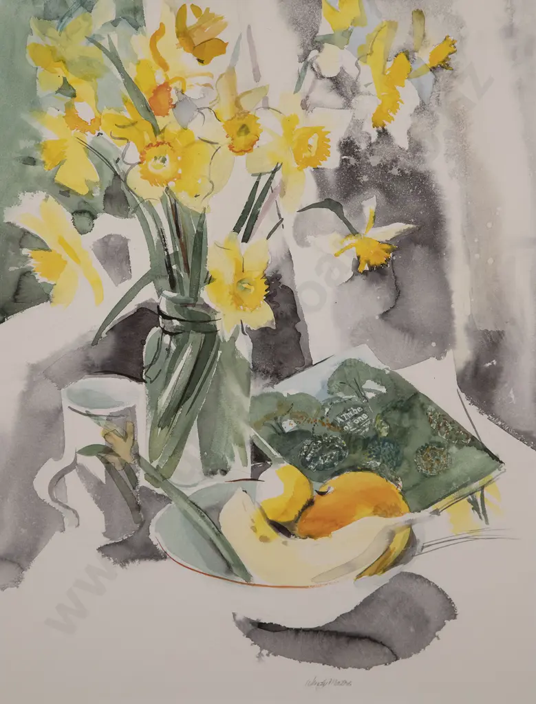 Wendy Masters - Still Life with Daffodils Image 1++
