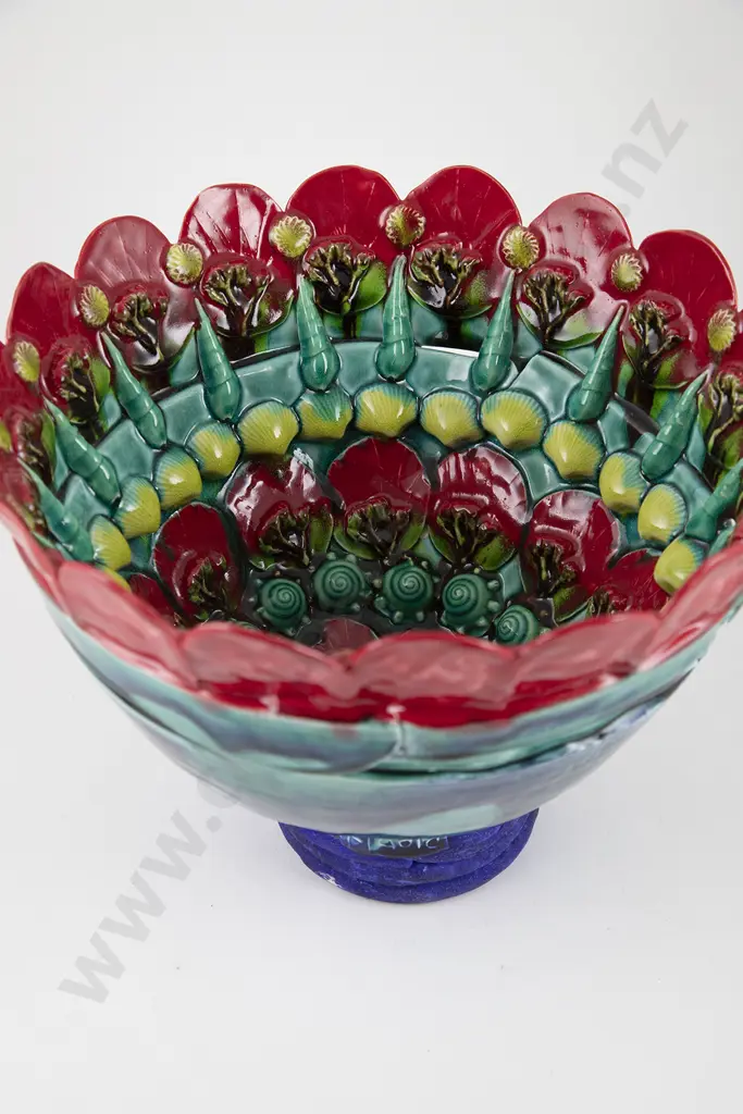 Katie Gold - Pedestal Bowl Image 1++