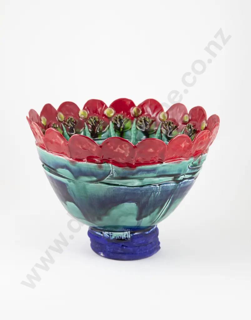 Katie Gold - Pedestal Bowl Image 1++