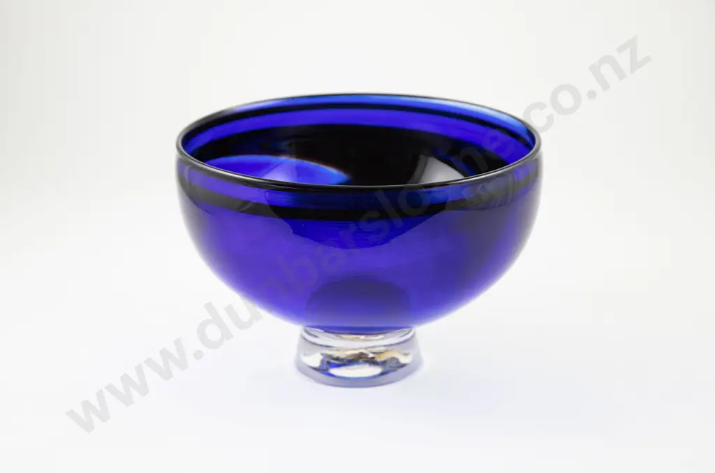 De Flute Art Glass - Pedestal Bowl Image 1++