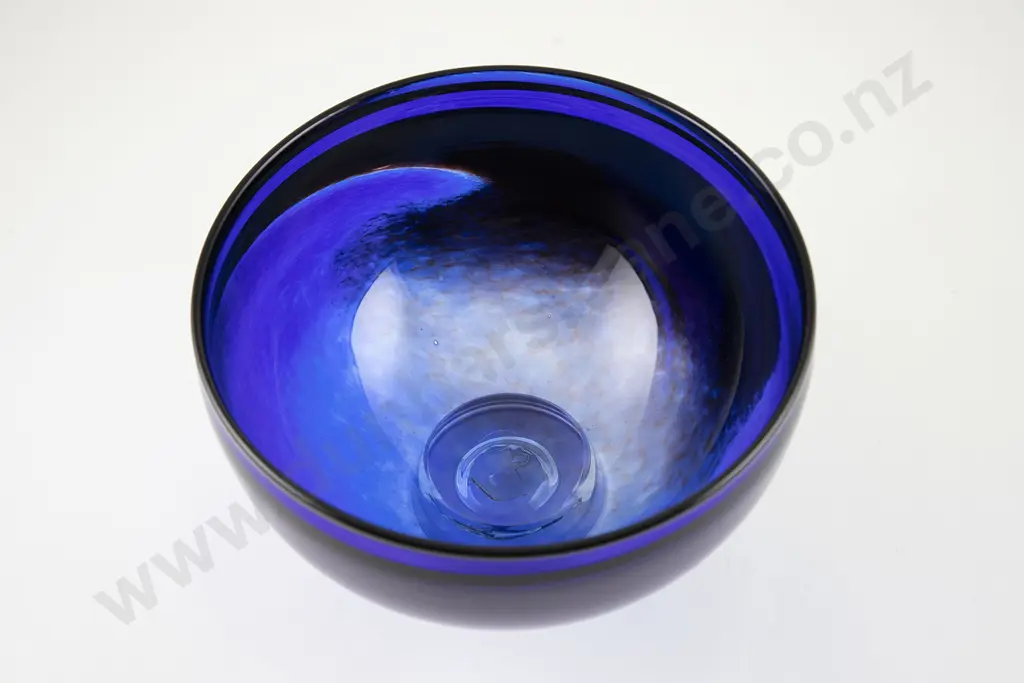 De Flute Art Glass - Pedestal Bowl Image 1++