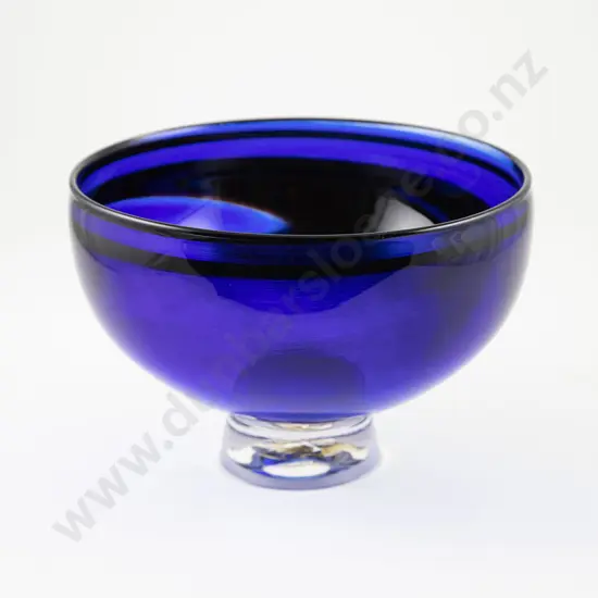De Flute Art Glass - Pedestal Bowl