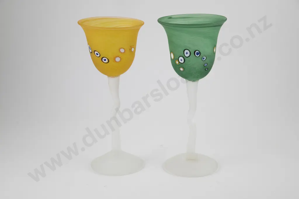 Lynette Campell - Art Glass Goblets Image 1++