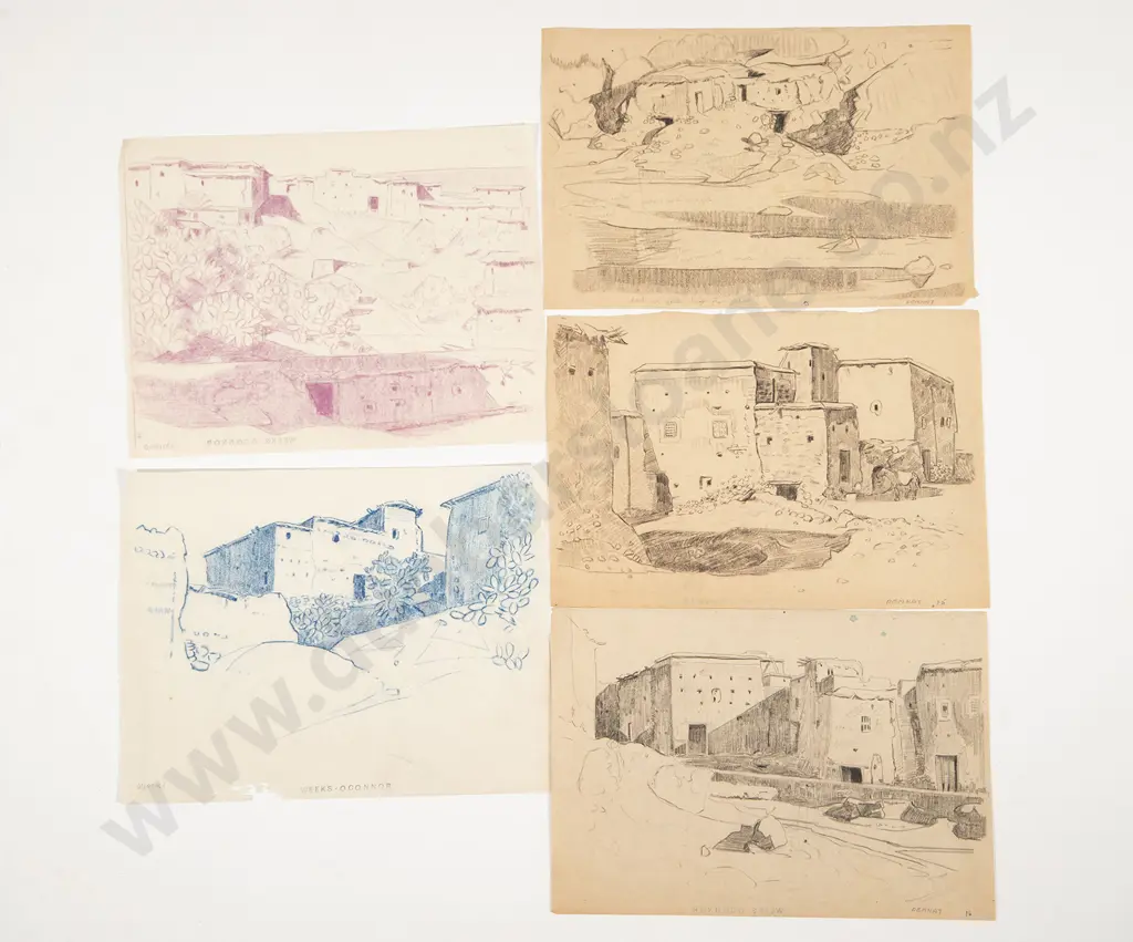 John Weeks - Four Sketches Image 1++