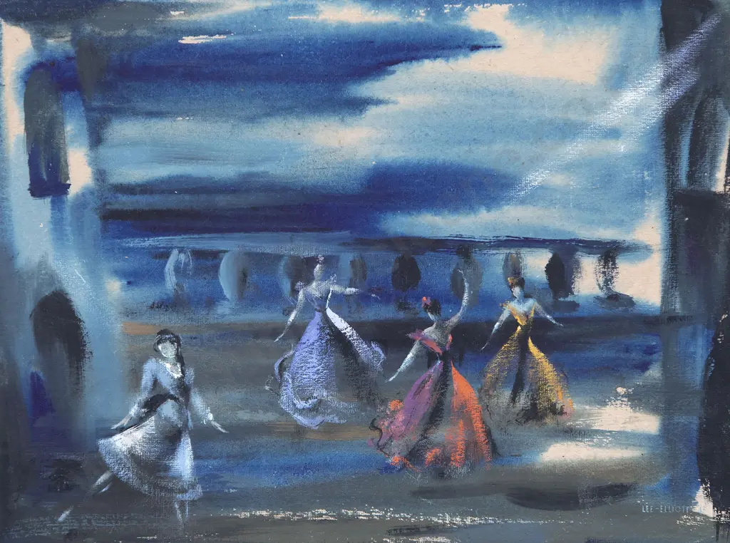 Theyre Lee-Elliott (British) - Margot Fonteyn performing in Nocturne Image 1++
