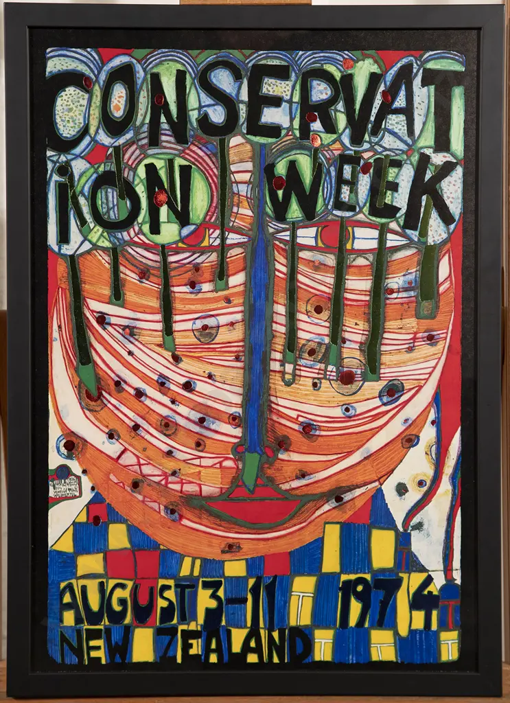 Friedrich Hundertwasser - Conservation Week 1974 Image 1++