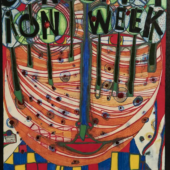 Friedrich Hundertwasser - Conservation Week 1974