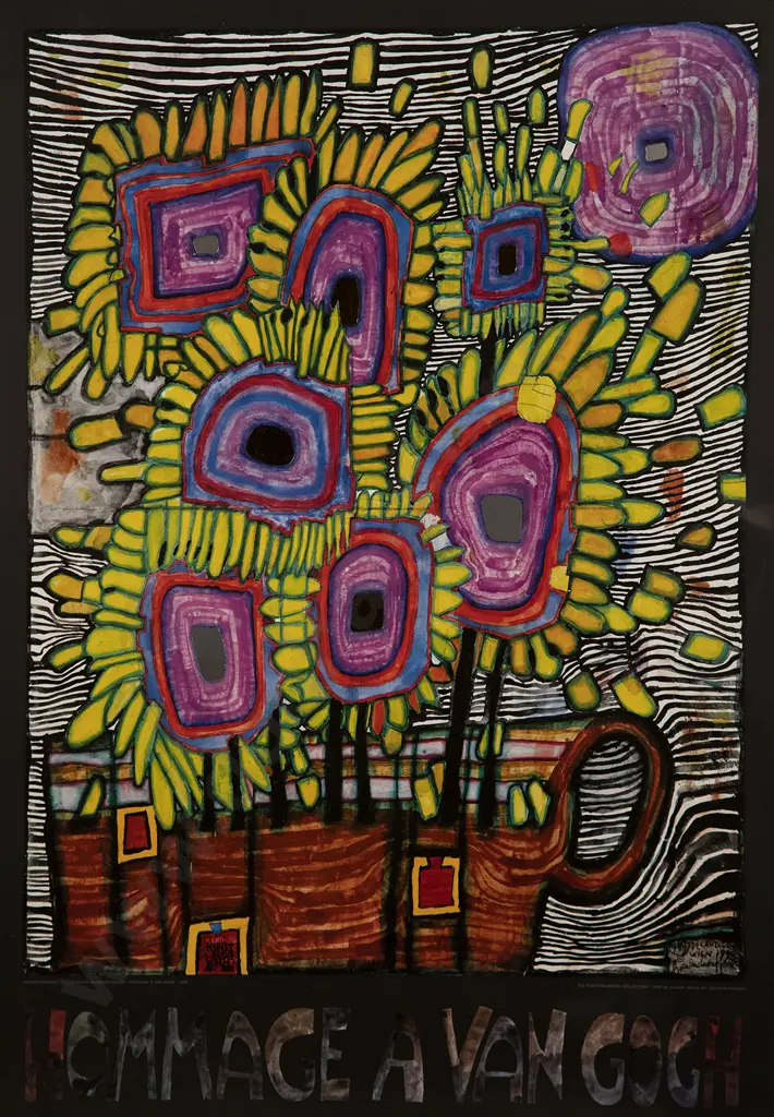 Friedrich Hundertwasser - Hommage a Van Gogh Image 1++
