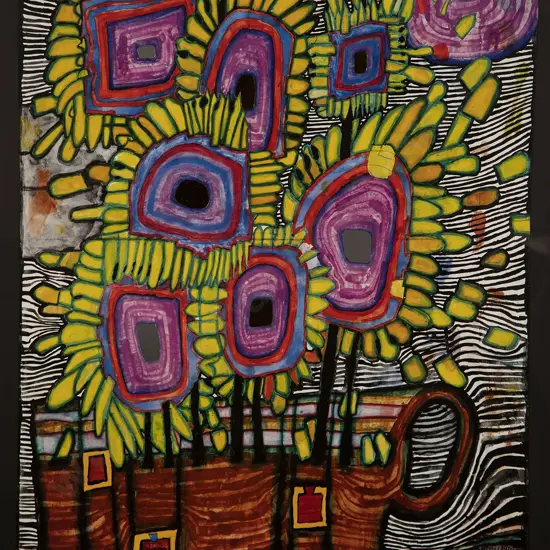 Friedrich Hundertwasser - Hommage a Van Gogh