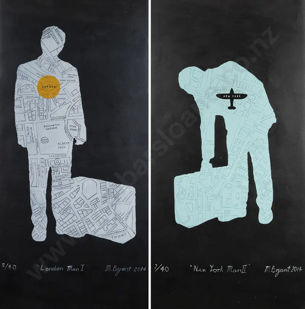 Michele Bryant - New York Man II & London Man I (2) Image 1++