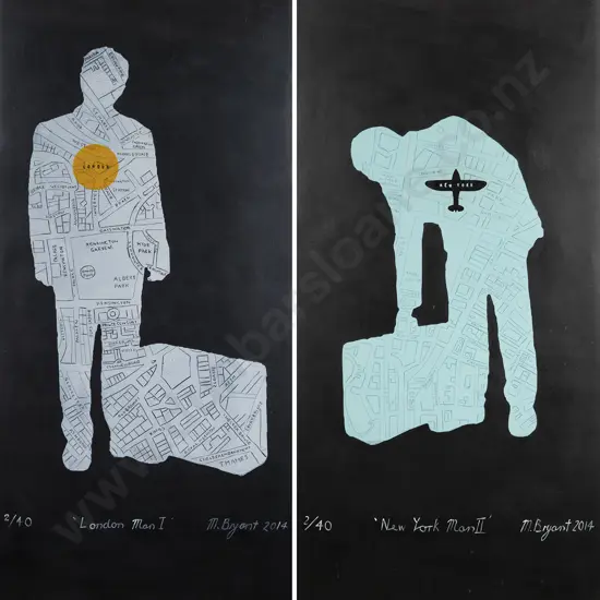 Michele Bryant - New York Man II & London Man I (2)