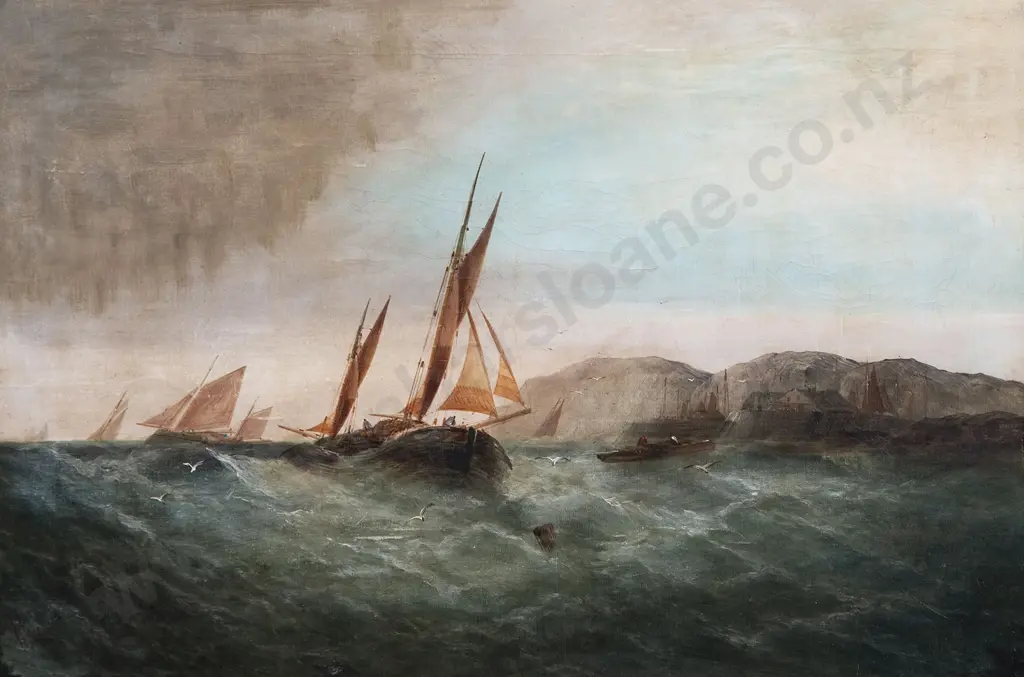 George H. Knight - Untitled (Seascape) Image 1++