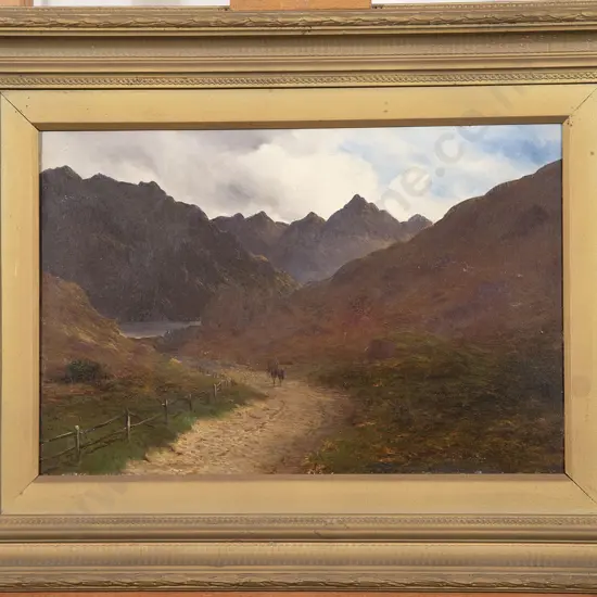 John Elder Moultray - View Near Queenstown Lake Wakatipu
