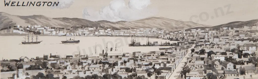 Unknown Colonial - Wellington Harbour Image 1++