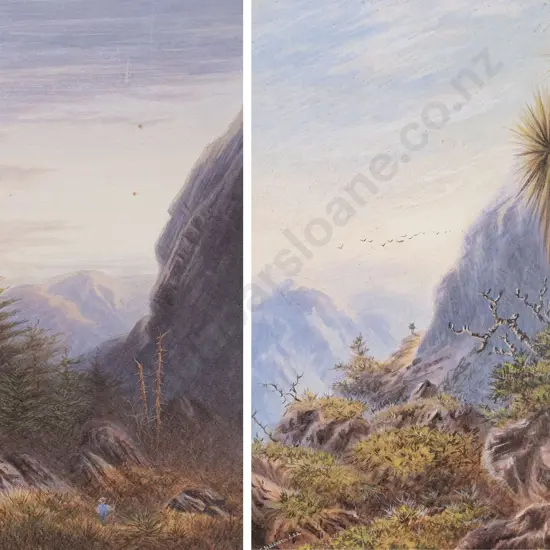S H Moreton - Pair Picturesque Landscapes
