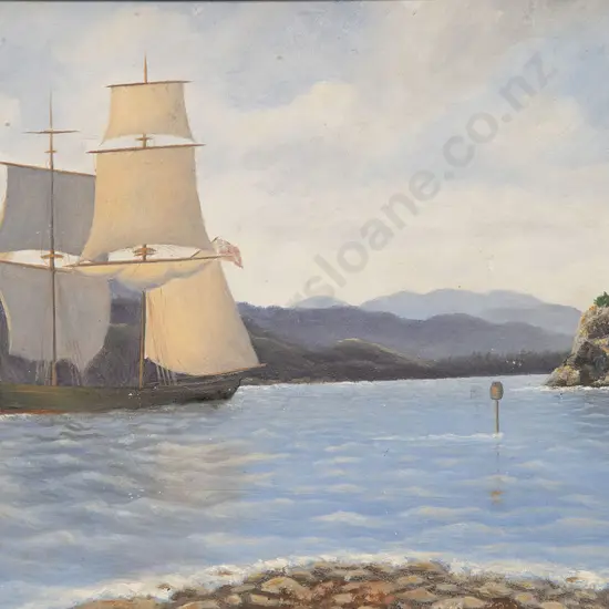 Flowerday - Brig Entering Nelson