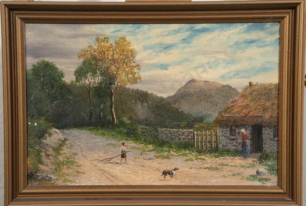 John Elder Moultray - Scene on West Coast Road Scotland Image 1++