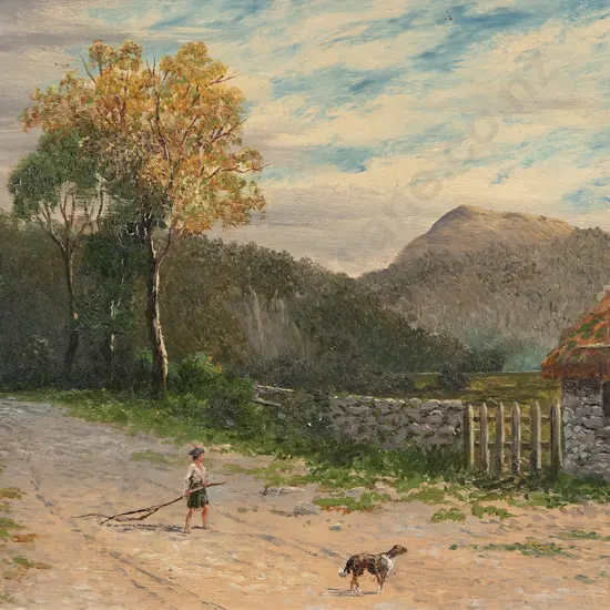 John Elder Moultray - Scene on West Coast Road Scotland