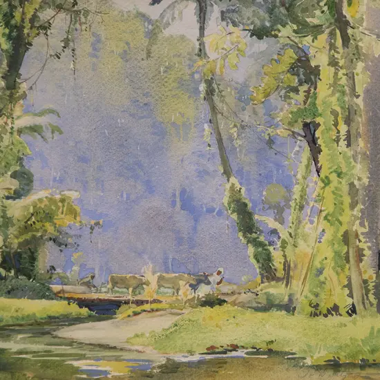 Cedric Savage - Grazing Cattle