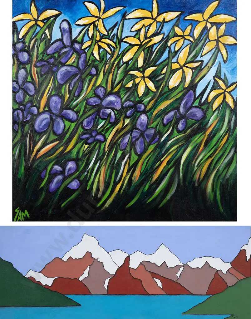 Samatha Walker & Kristin Julian acrylics (2) Image 1++