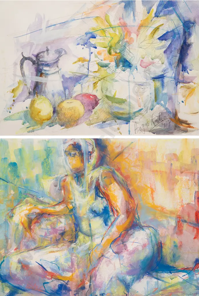 Angus Watson & Mary Zohrab Watercolours (2) Image 1++