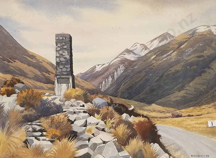 Simon Bugden - Memorial Cairn Arthur's Pass Image 1++