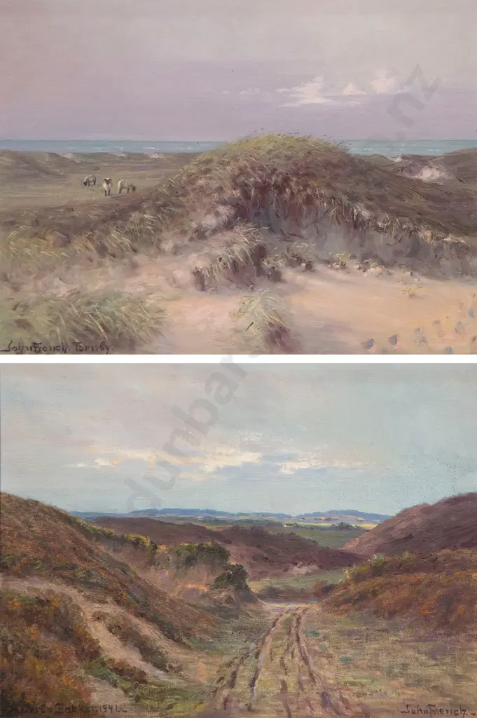 John French oils (a pair) Image 1++