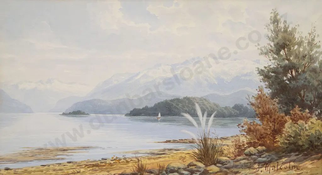 J Malcolm - Lake Manapouri Image 1++