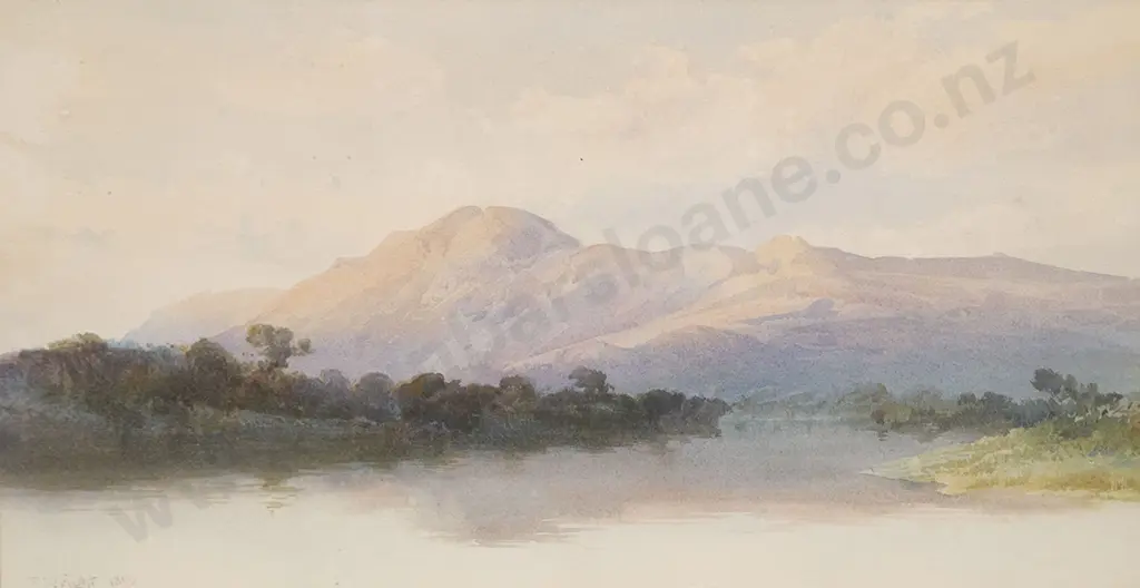 Frank Wright - Mountain Lake Scene Image 1++