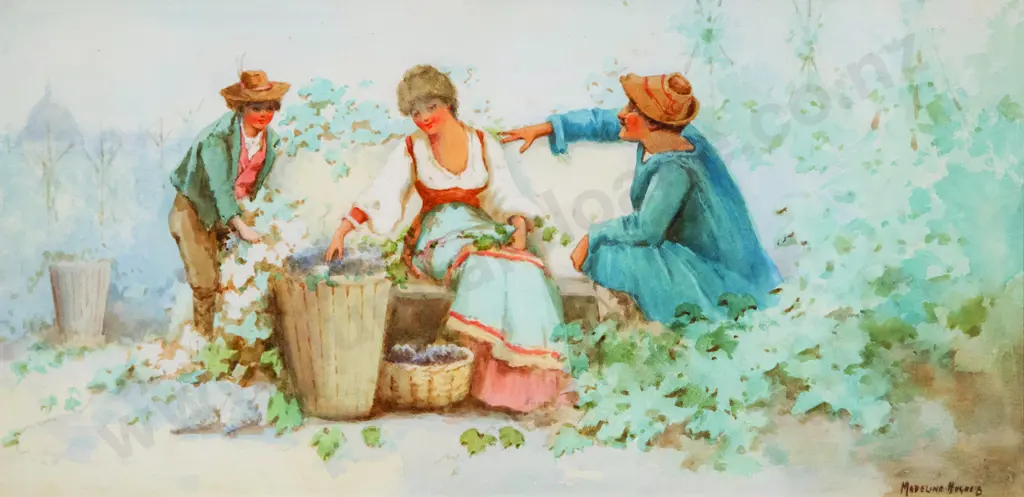 Madeline Hughes - The Grape Gatherers Image 1++
