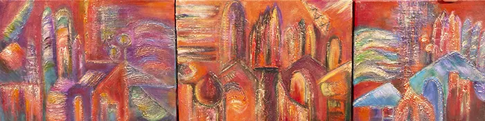 Anita Berman - Cityscape Improvisation I-III Image 1++