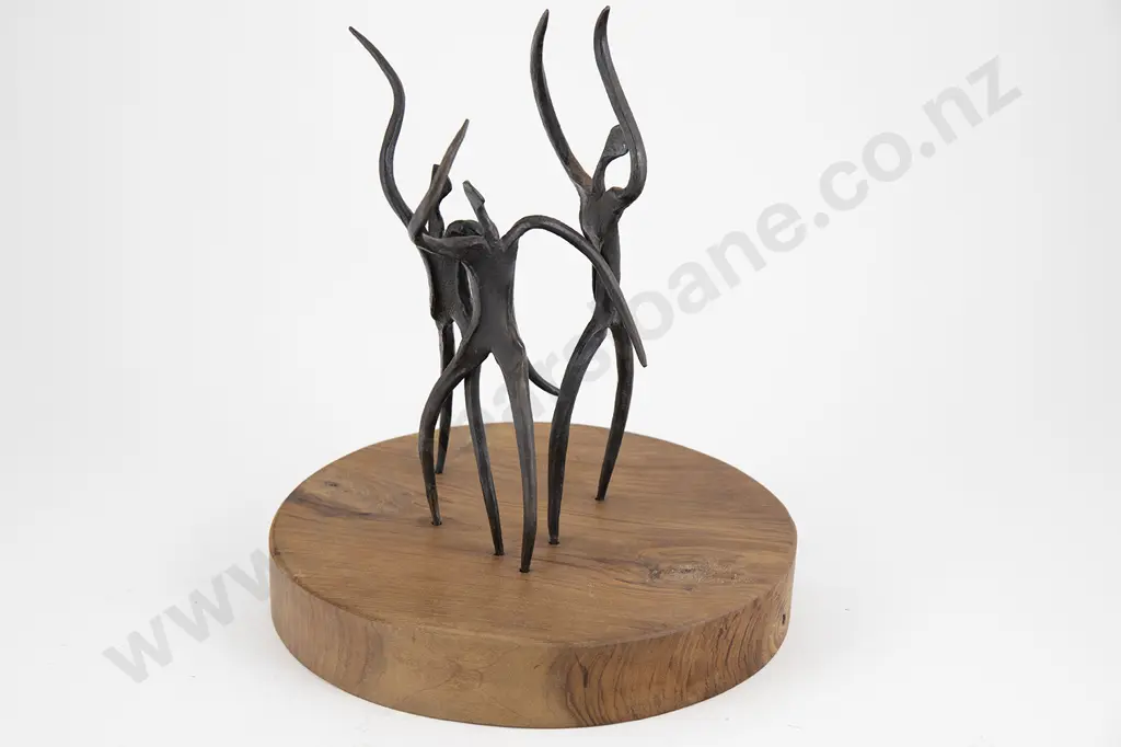 Three Bronze Dancing Figures Image 1++