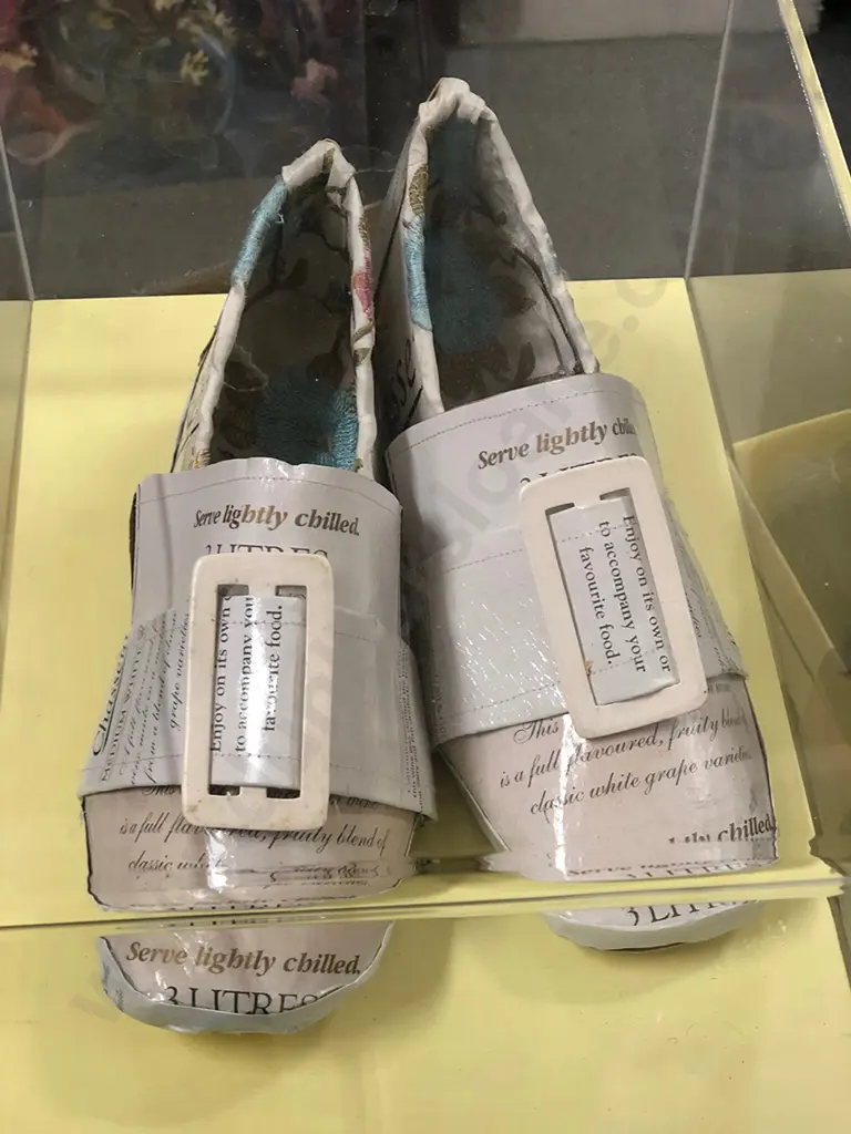 Lauren Lysaght - Shoes - Mixed media sculptures on four plinths (4) Image 1++