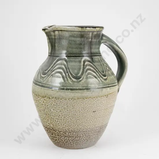 NZ Salt Glazed Strap Handle Jug